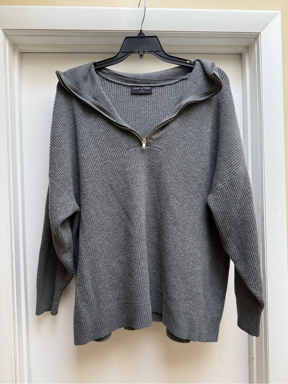 Lane Bryant Half-Zip Sweater, Size 26/28